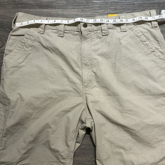 NWT Carhartt Shorts Size 44 Loose Fit Canvas Utility Work Short B147 Tan - Picture 2 of 7